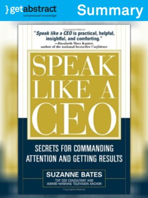 cover image of Speak Like a CEO (Summary)
